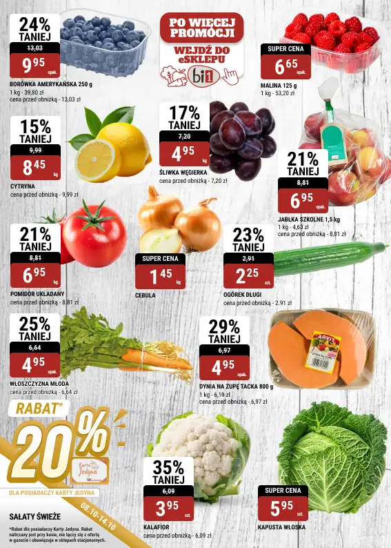 bi1 - gazetka promocyjna Gazetka Legnica, Wałbrzych | Skarby z naszej wędzarni od środy 08.10 do wtorku 14.10 - strona 8