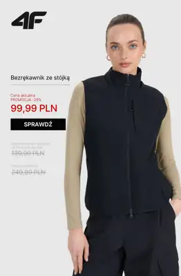 4F - gazetka promocyjna Wyprzedaż dla niej – wszystko do 100 zł! od czwartku 09.10  - strona 7 4F - gazetka promocyjna Wyprzedaż dla niej – wszystko do 100 zł! od czwartku 09.10  - strona 7