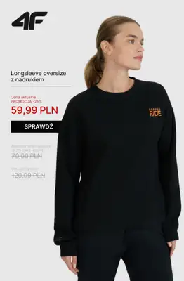 4F - gazetka promocyjna Wyprzedaż dla niej – wszystko do 100 zł! od czwartku 09.10  - strona 6 4F - gazetka promocyjna Wyprzedaż dla niej – wszystko do 100 zł! od czwartku 09.10  - strona 6