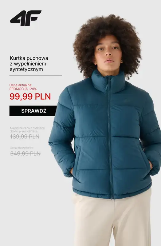 4F - gazetka promocyjna Wyprzedaż dla niej – wszystko do 100 zł! od czwartku 09.10  - strona 4