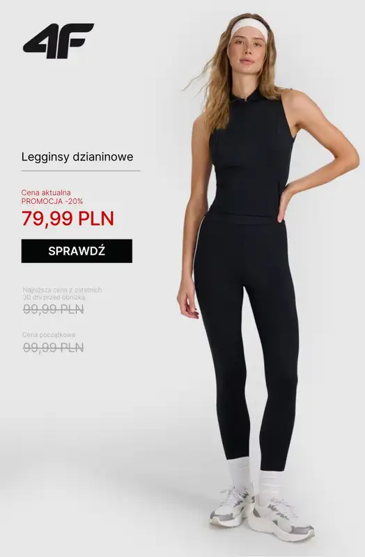 4F - gazetka promocyjna Wyprzedaż dla niej – wszystko do 100 zł! od czwartku 09.10  - strona 5