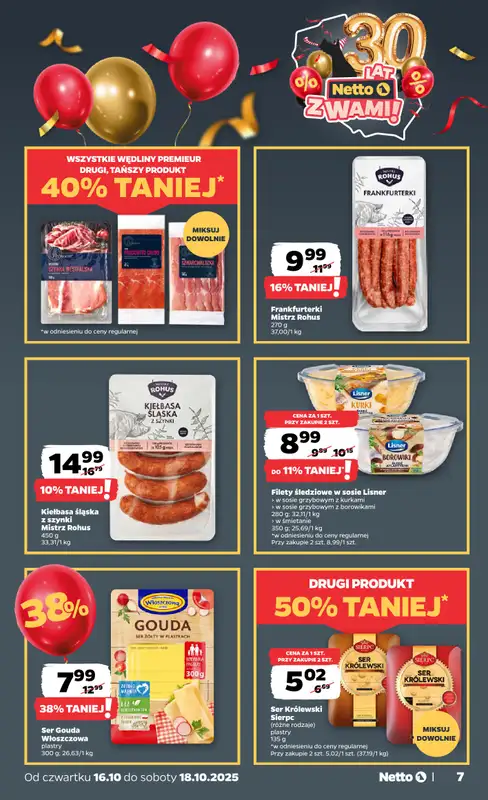Netto - gazetka promocyjna Gazetka Spożywcza od czwartku 16.10 do soboty 18.10 - strona 7