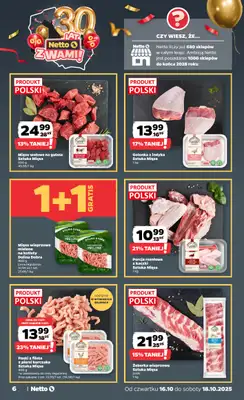Netto - gazetka promocyjna Gazetka Spożywcza od czwartku 16.10 do soboty 18.10 - strona 6