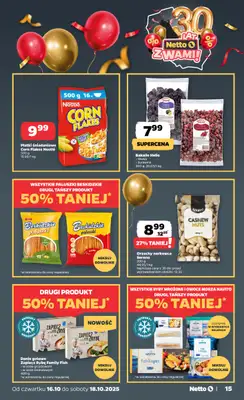 Netto - gazetka promocyjna Gazetka Spożywcza od czwartku 16.10 do soboty 18.10 - strona 15