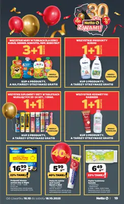 Netto - gazetka promocyjna Gazetka Spożywcza od czwartku 16.10 do soboty 18.10 - strona 19