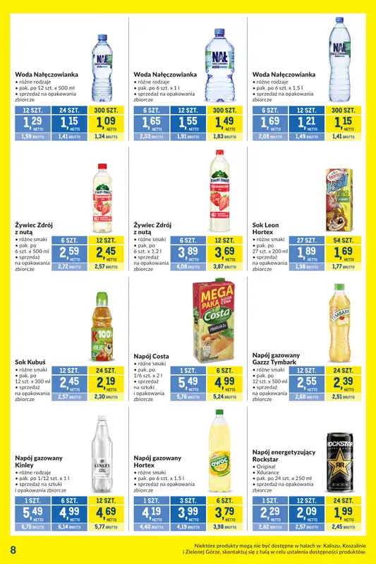 Makro - gazetka promocyjna Kupujesz więcej płacisz mniej od czwartku 09.10 do poniedziałku 27.10 - strona 8