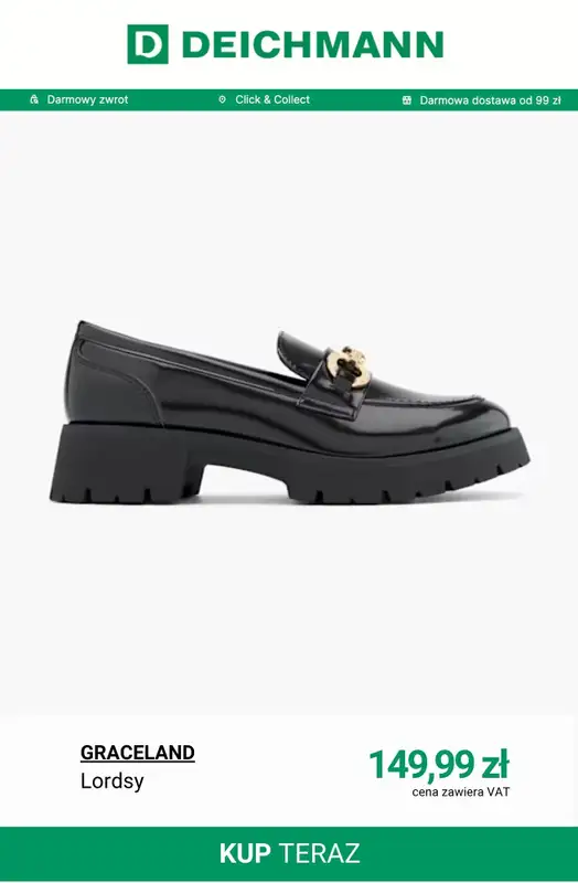 Deichmann - gazetka promocyjna Lordsy na okres przejściowy od czwartku 09.10  - strona 8