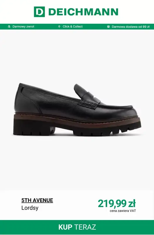 Deichmann - gazetka promocyjna Lordsy na okres przejściowy od czwartku 09.10  - strona 6