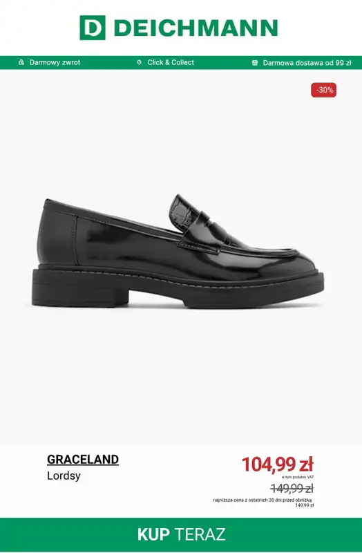 Deichmann - gazetka promocyjna Lordsy na okres przejściowy   - strona 2
