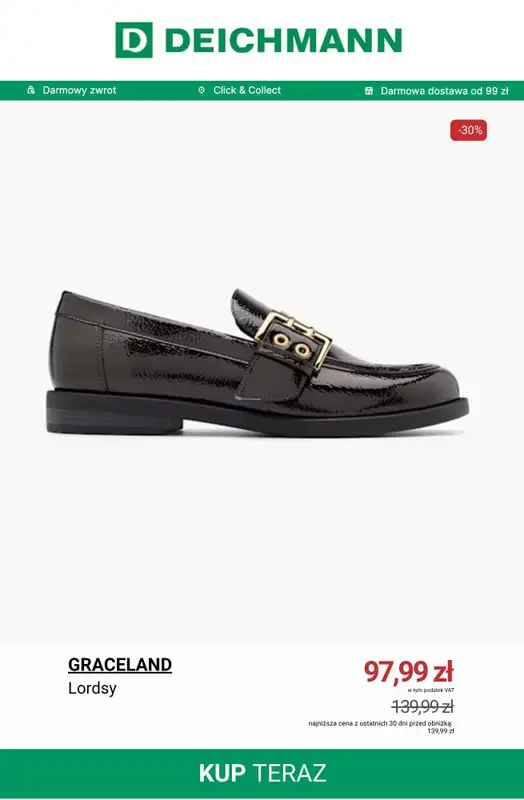Deichmann - gazetka promocyjna Lordsy na okres przejściowy od czwartku 09.10  - strona 7