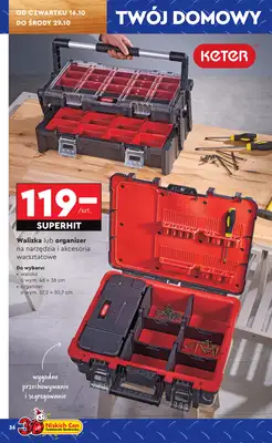 Biedronka - gazetka promocyjna Okazje tygodnia od 13.10 od poniedziałku 13.10 do środy 29.10 - strona 36 Biedronka - gazetka promocyjna Okazje tygodnia od 13.10 od poniedziałku 13.10 do środy 29.10 - strona 36