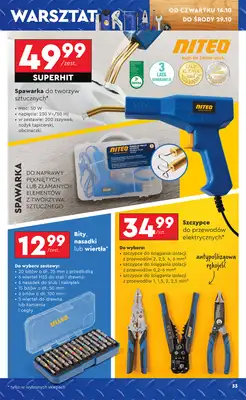 Biedronka - gazetka promocyjna Okazje tygodnia od 13.10 od poniedziałku 13.10 do środy 29.10 - strona 33 Biedronka - gazetka promocyjna Okazje tygodnia od 13.10 od poniedziałku 13.10 do środy 29.10 - strona 33