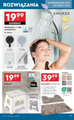 Biedronka - gazetka promocyjna Okazje tygodnia od 13.10 od poniedziałku 13.10 do środy 29.10 - strona 15 Biedronka - gazetka promocyjna Okazje tygodnia od 13.10 od poniedziałku 13.10 do środy 29.10 - strona 15