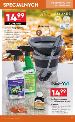 Biedronka - gazetka promocyjna Okazje tygodnia od 13.10 od poniedziałku 13.10 do środy 29.10 - strona 39 Biedronka - gazetka promocyjna Okazje tygodnia od 13.10 od poniedziałku 13.10 do środy 29.10 - strona 39