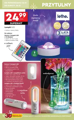 Biedronka - gazetka promocyjna Okazje tygodnia od 13.10 od poniedziałku 13.10 do środy 29.10 - strona 12 Biedronka - gazetka promocyjna Okazje tygodnia od 13.10 od poniedziałku 13.10 do środy 29.10 - strona 12