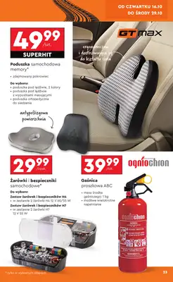 Biedronka - gazetka promocyjna Okazje tygodnia od 13.10 od poniedziałku 13.10 do środy 29.10 - strona 23 Biedronka - gazetka promocyjna Okazje tygodnia od 13.10 od poniedziałku 13.10 do środy 29.10 - strona 23