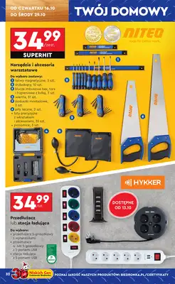 Biedronka - gazetka promocyjna Okazje tygodnia od 13.10 od poniedziałku 13.10 do środy 29.10 - strona 32 Biedronka - gazetka promocyjna Okazje tygodnia od 13.10 od poniedziałku 13.10 do środy 29.10 - strona 32