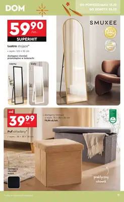 Biedronka - gazetka promocyjna Okazje tygodnia od 13.10 od poniedziałku 13.10 do środy 29.10 - strona 11 Biedronka - gazetka promocyjna Okazje tygodnia od 13.10 od poniedziałku 13.10 do środy 29.10 - strona 11