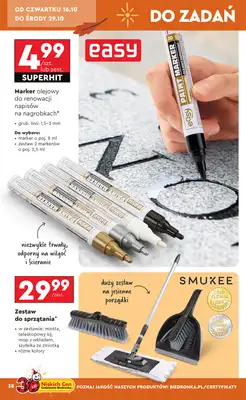 Biedronka - gazetka promocyjna Okazje tygodnia od 13.10 od poniedziałku 13.10 do środy 29.10 - strona 38 Biedronka - gazetka promocyjna Okazje tygodnia od 13.10 od poniedziałku 13.10 do środy 29.10 - strona 38