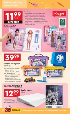 Biedronka - gazetka promocyjna Okazje tygodnia od 13.10 od poniedziałku 13.10 do środy 29.10 - strona 22 Biedronka - gazetka promocyjna Okazje tygodnia od 13.10 od poniedziałku 13.10 do środy 29.10 - strona 22