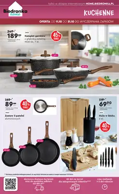 Biedronka - gazetka promocyjna Okazje tygodnia od 13.10 od poniedziałku 13.10 do środy 29.10 - strona 40 Biedronka - gazetka promocyjna Okazje tygodnia od 13.10 od poniedziałku 13.10 do środy 29.10 - strona 40