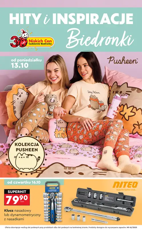 Biedronka - gazetka promocyjna Okazje tygodnia od 13.10  