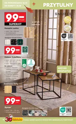 Biedronka - gazetka promocyjna Okazje tygodnia od 13.10 od poniedziałku 13.10 do środy 29.10 - strona 10 Biedronka - gazetka promocyjna Okazje tygodnia od 13.10 od poniedziałku 13.10 do środy 29.10 - strona 10