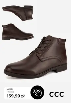 CCC - gazetka promocyjna TRZEWIKI męskie od soboty 11.10  - strona 4 CCC - gazetka promocyjna TRZEWIKI męskie od soboty 11.10  - strona 4