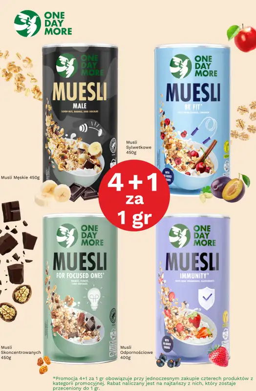 One Day More - gazetka promocyjna Promocja 4+1 od piątku 17.10 do poniedziałku 20.10 - strona 6