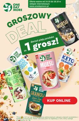 One Day More - gazetka promocyjna Promocja 4+1 od wtorku 14.10 do czwartku 16.10