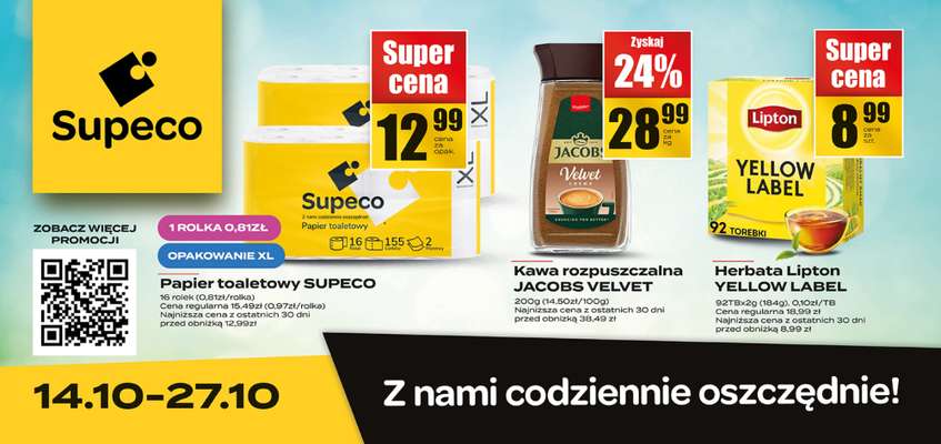 Supeco - gazetka promocyjna BLB od wtorku 14.10 do poniedziałku 27.10