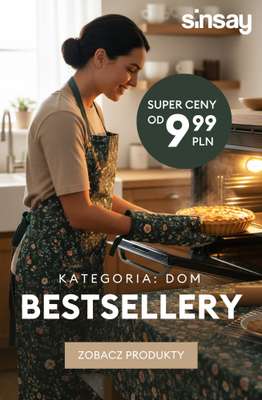 Sinsay - gazetka promocyjna Bestsellery do domu - temu się nie oprzesz! od piątku 10.10 do czwartku 16.10