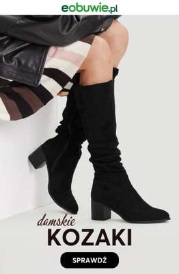 eobuwie.pl - gazetka promocyjna Stylowe kozaki damskie od piątku 10.10 