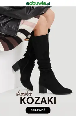 eobuwie.pl - gazetka promocyjna Stylowe kozaki damskie od piątku 10.10  eobuwie.pl - gazetka promocyjna Stylowe kozaki damskie od piątku 10.10