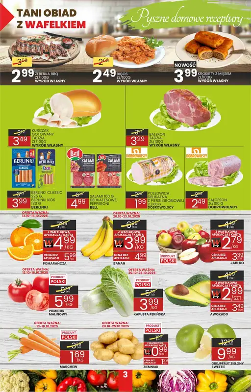 Wafelek - gazetka promocyjna Gazetka od poniedziałku 13.10 do soboty 25.10 - strona 3