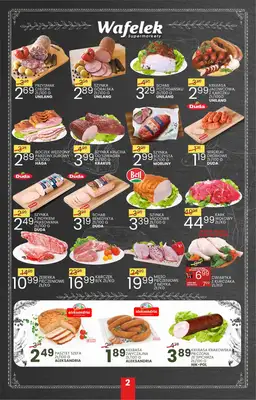 Wafelek - gazetka promocyjna Gazetka od poniedziałku 13.10 do soboty 25.10 - strona 2 Wafelek - gazetka promocyjna Gazetka od poniedziałku 13.10 do soboty 25.10 - strona 2