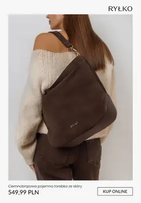 Ryłko - gazetka promocyjna Torebki w odcieniach ciemnego brązu od piątku 10.10  - strona 7