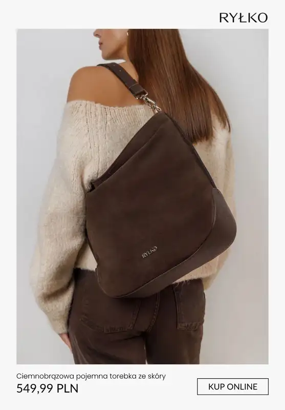 Ryłko - gazetka promocyjna Torebki w odcieniach ciemnego brązu od piątku 10.10  - strona 7