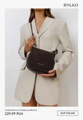 Ryłko - gazetka promocyjna Torebki w odcieniach ciemnego brązu od piątku 10.10  - strona 5