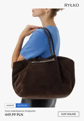 Ryłko - gazetka promocyjna Torebki w odcieniach ciemnego brązu od piątku 10.10  - strona 2