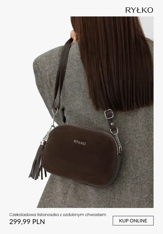 Ryłko - gazetka promocyjna Torebki w odcieniach ciemnego brązu od piątku 10.10  - strona 4