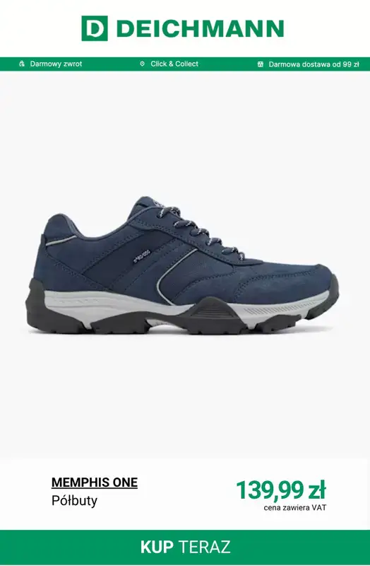 Deichmann - gazetka promocyjna Półbuty męskie na jesień   - strona 3
