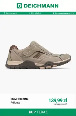 Deichmann - gazetka promocyjna Półbuty męskie na jesień od piątku 10.10  - strona 9 Deichmann - gazetka promocyjna Półbuty męskie na jesień od piątku 10.10  - strona 9