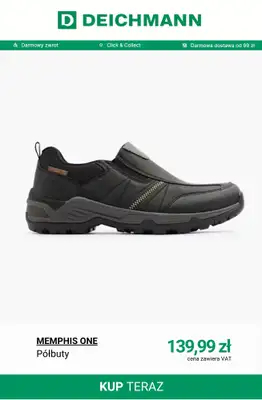 Deichmann - gazetka promocyjna Półbuty męskie na jesień od piątku 10.10  - strona 5 Deichmann - gazetka promocyjna Półbuty męskie na jesień od piątku 10.10  - strona 5