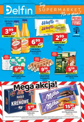 Delfin - gazetka promocyjna Gazetka od piątku 10.10 do niedzieli 19.10 Delfin - gazetka promocyjna Gazetka od piątku 10.10 do niedzieli 19.10