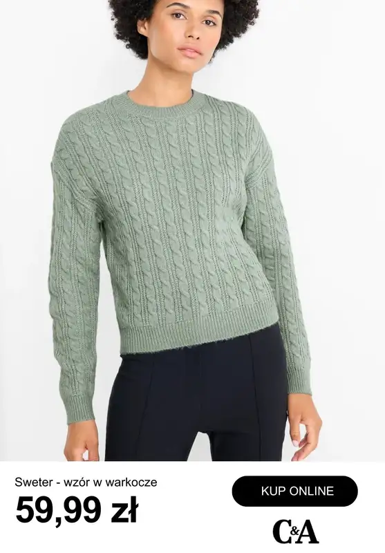 C&A - gazetka promocyjna Odzież z dzianiny od 59,99 zł od piątku 10.10  - strona 7