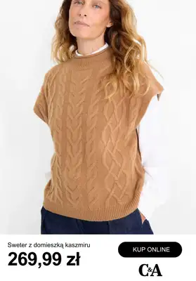 C&A - gazetka promocyjna Odzież z dzianiny od 59,99 zł od piątku 10.10  - strona 4 C&A - gazetka promocyjna Odzież z dzianiny od 59,99 zł od piątku 10.10  - strona 4