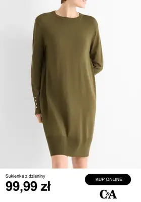 C&A - gazetka promocyjna Odzież z dzianiny od 59,99 zł od piątku 10.10  - strona 8 C&A - gazetka promocyjna Odzież z dzianiny od 59,99 zł od piątku 10.10  - strona 8