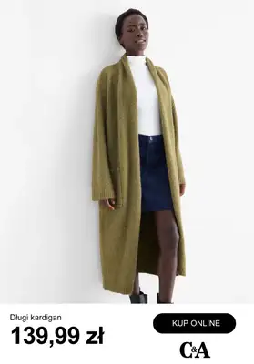 C&A - gazetka promocyjna Odzież z dzianiny od 59,99 zł od piątku 10.10  - strona 9 C&A - gazetka promocyjna Odzież z dzianiny od 59,99 zł od piątku 10.10  - strona 9