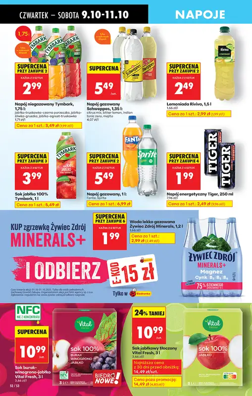 Biedronka - gazetka promocyjna Od czwartku od czwartku 09.10 do środy 15.10 - strona 66